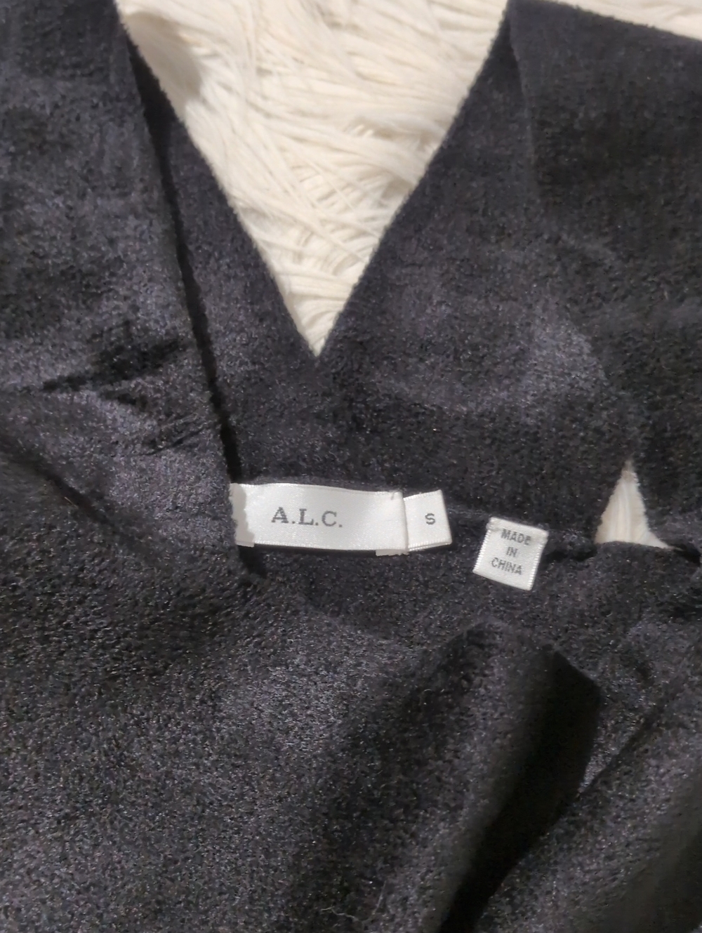 A.L.C Cropped Textured Top - Picture 2 of 5